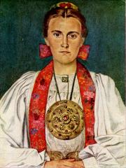 <a href="http://wolfgang-willrich.de/page/werkverzeichnis/nach-motiven/koepfe/frauen/frauen/Siebenbuergische Maedelfuehrerin.php" target="_self">Weitere Informationen - bitte hier klicken
</a>