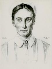 <a href="http://wolfgang-willrich.de/page/werkverzeichnis/nach-motiven/koepfe/frauen/frauen-in-uniform/Kuehn_Kaethe.php" target="_self">Weitere Informationen - bitte hier klicken
</a>