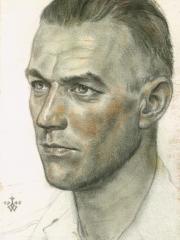 <a href="http://wolfgang-willrich.de/page/werkverzeichnis/nach-motiven/koepfe/maenner-28zivil29/Kamerad_6.php" target="_self">Weitere Informationen - bitte hier klicken
</a>