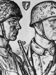 <a href="http://wolfgang-willrich.de/page/werkverzeichnis/nach-motiven/koepfe/soldaten/fallschirmjaeger/Flurke_A._Unteroffizier.php" target="_self">Weitere Informationen - bitte hier klicken
</a>