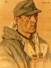 <a href="http://wolfgang-willrich.de/page/werkverzeichnis/nach-motiven/koepfe/soldaten/heer/Hlauschka_Johann.php" target="_self">Weitere Informationen - bitte hier klicken
</a>