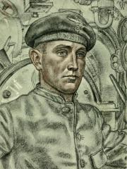 <a href="http://wolfgang-willrich.de/page/werkverzeichnis/nach-motiven/koepfe/soldaten/marine/Richen.php" target="_self">Weitere Informationen - bitte hier klicken
</a>